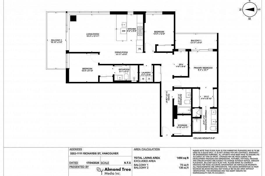 3202 1111 Richards Street Vancouver, BC - 35