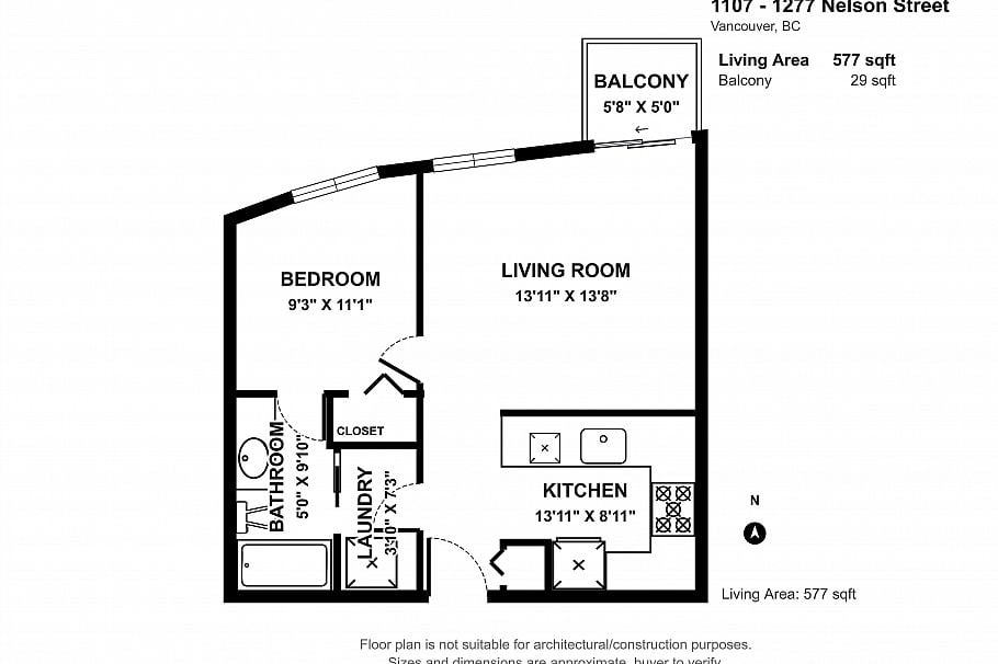 1107 1277 Nelson Street Vancouver, BC - 26