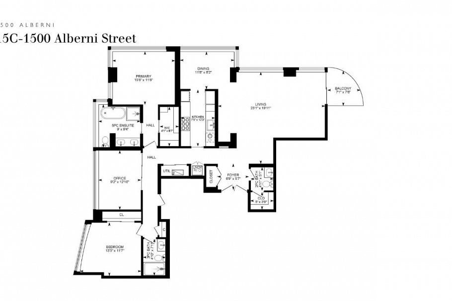15C 1500 Alberni Street Vancouver, BC - 14