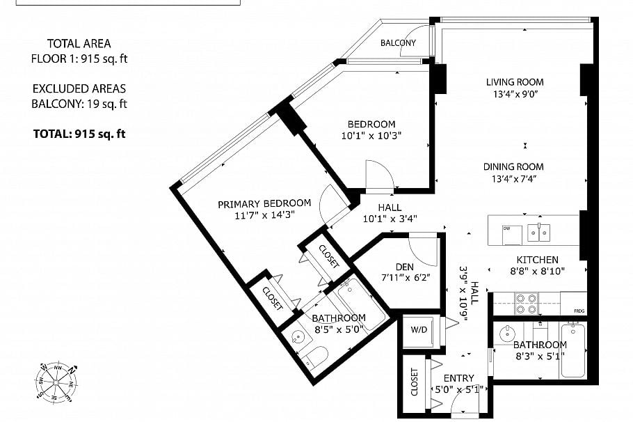 1205 788 Hamilton Street Vancouver, BC - 24