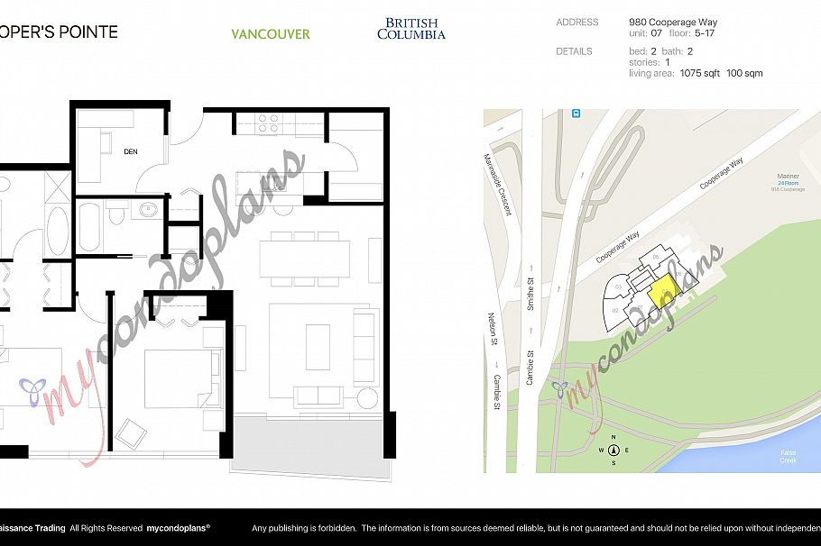 1107 980 Cooperage Way Vancouver, BC - 6