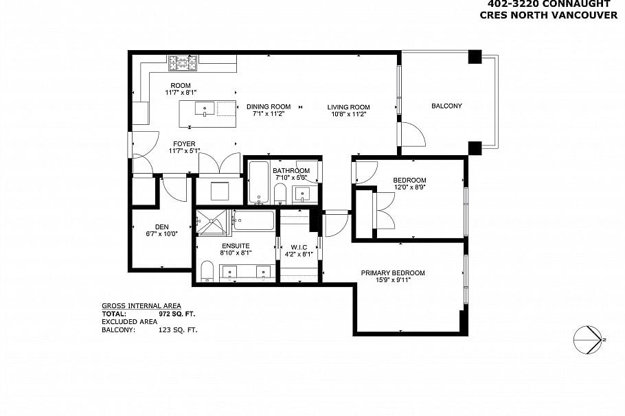 402 3220 Connaught Crescent North Vancouver, BC - 39