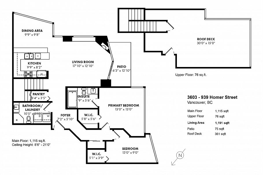 3603 939 Homer Street Vancouver, BC - 34