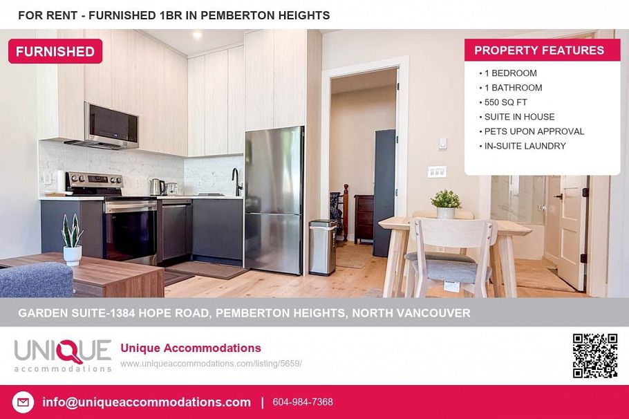 GARDEN SUITE-1384 HOPE ROAD, North Vancouver BC V7P 1W7 North Vancouver, BC - 1