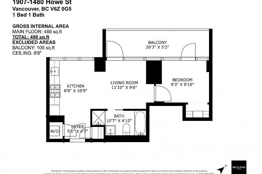 1907 1480 HOWE STREET, Vancouver BC V6Z 0G5 Vancouver, BC - 20