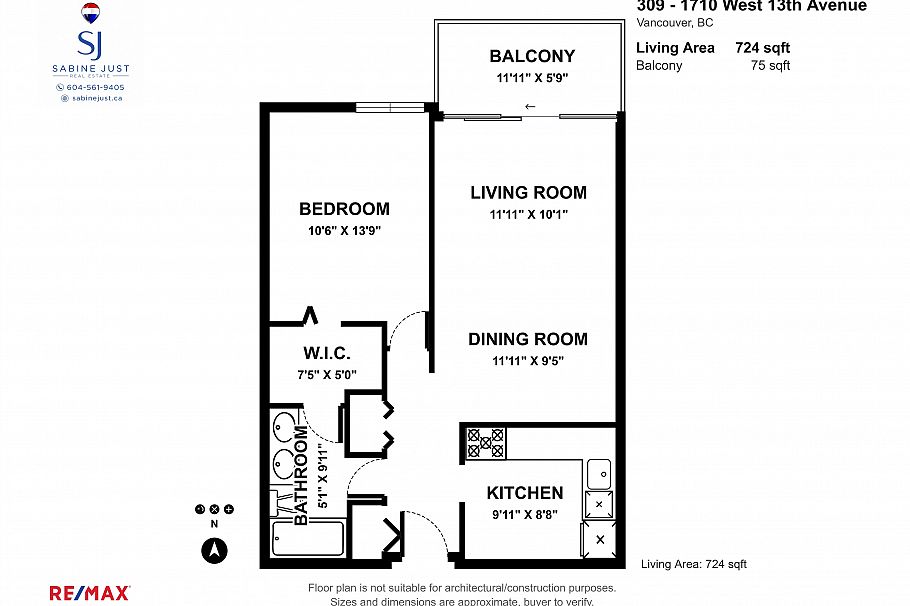 309 1710 W 13th Avenue Vancouver, BC - 27