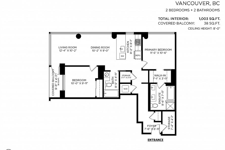 1503 833 Seymour Street Vancouver, BC - 30