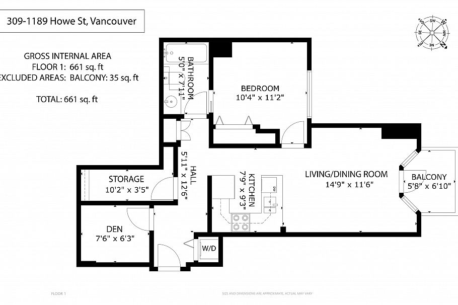 309 1189 Howe Street Vancouver, BC - 25