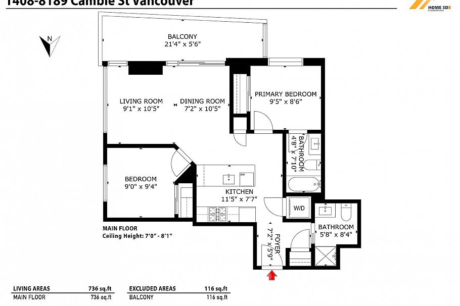 1408 8189 Cambie Street Vancouver, BC - 13