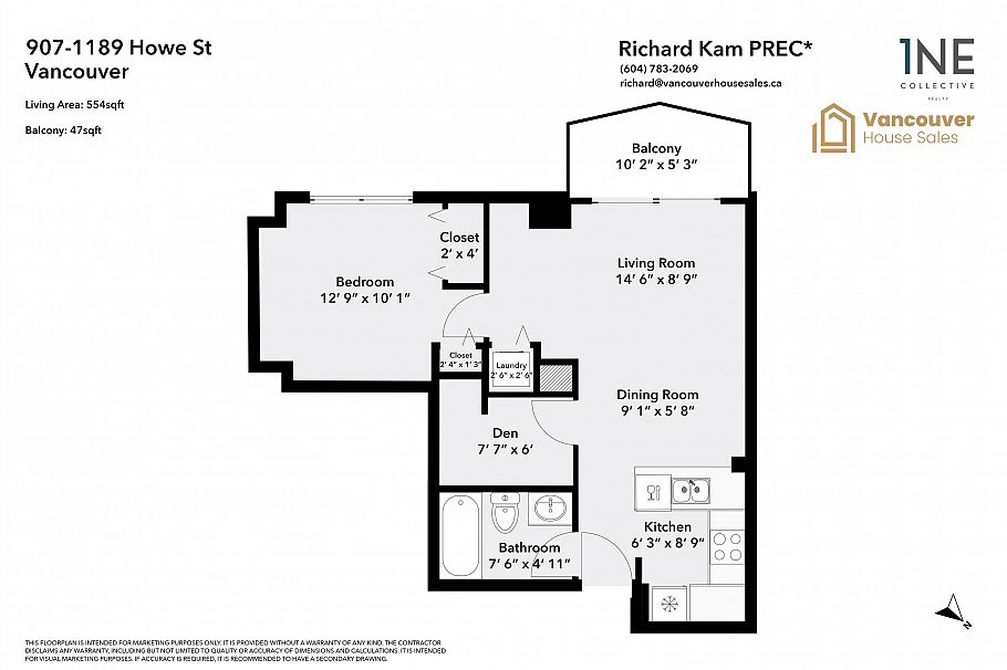 907 1189 Howe Street Vancouver, BC - 36