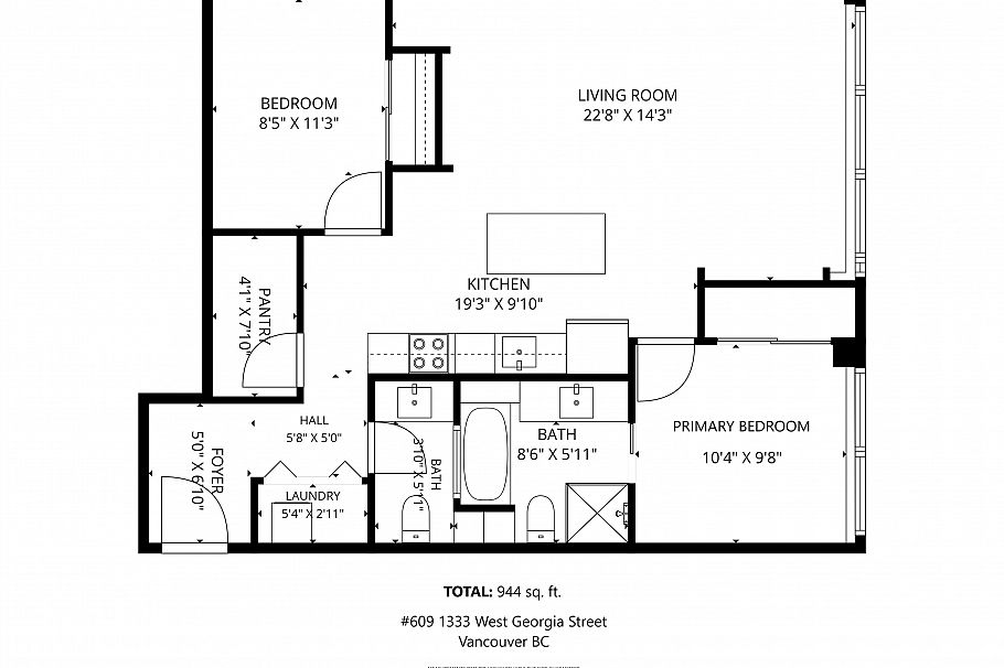 609 1333 West Georgia Street Vancouver, BC - 18