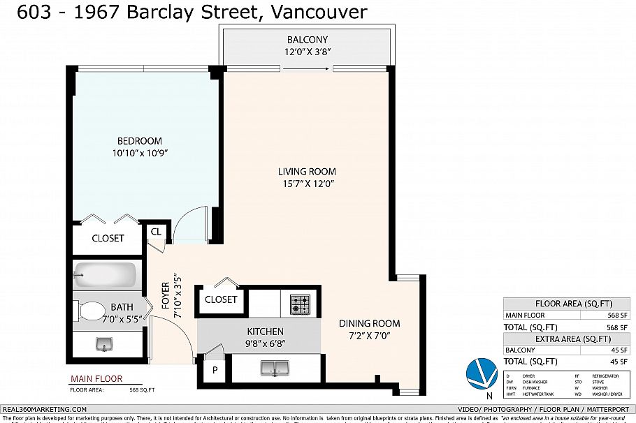603 1967 Barclay Street Vancouver, BC - 28