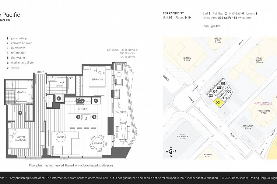 902 889 Pacific Street Vancouver, BC - 29