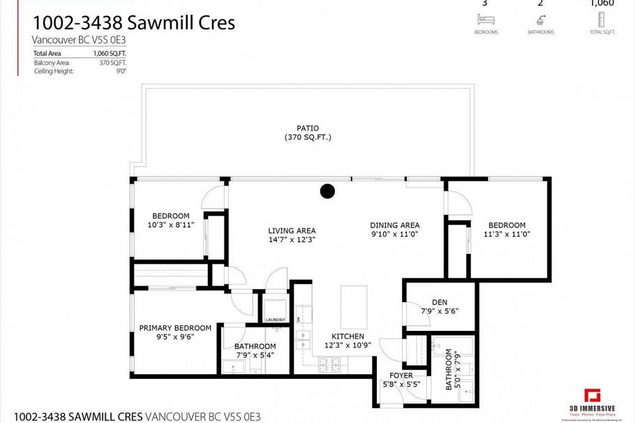 1002 3438 Sawmill Crescent Vancouver, BC - 32