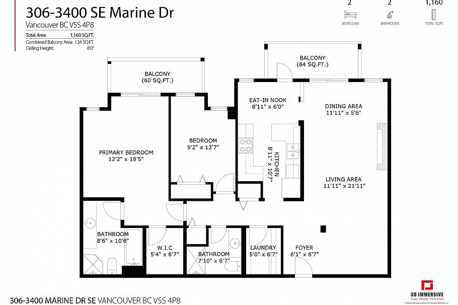 306 3400 SE Marinr Drive Vancouver, BC - 31