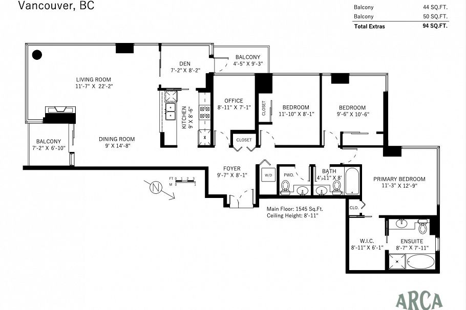 702 1099 Marinaside Crescent Vancouver, BC - 36