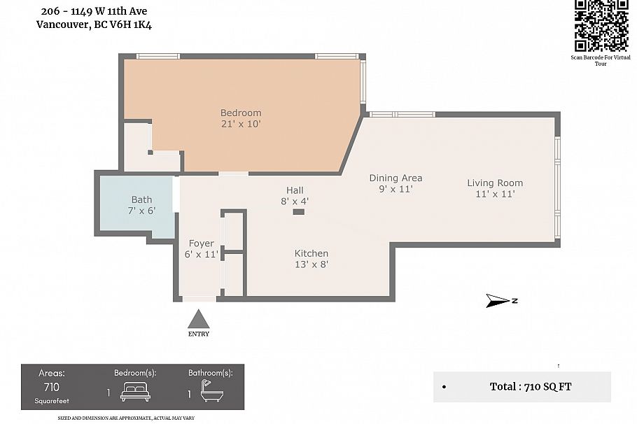 206 1149 W 11th Avenue Vancouver, BC - 6