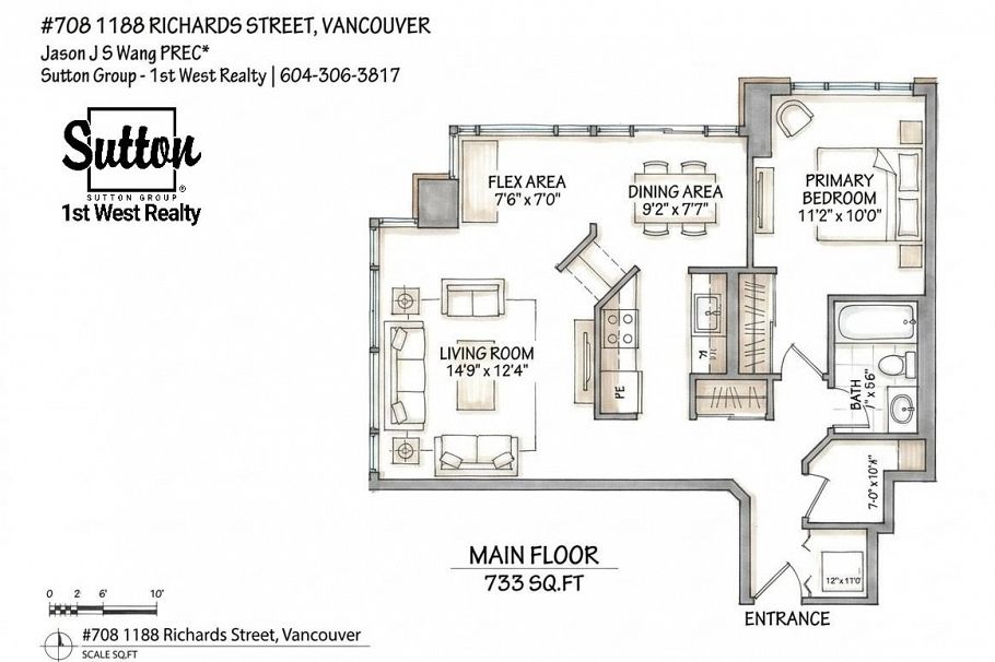 708 1188 Richards Street Vancouver, BC - 28