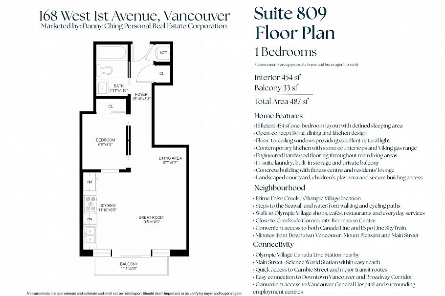 809 168 W 1st Avenue Vancouver, BC - 2