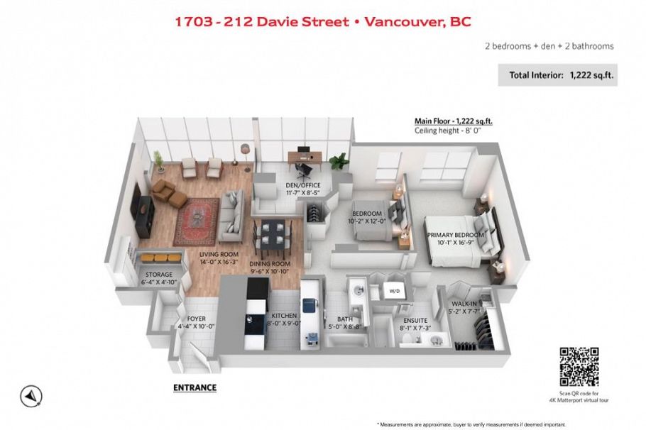 1703 212 Davie Street Vancouver, BC - 22