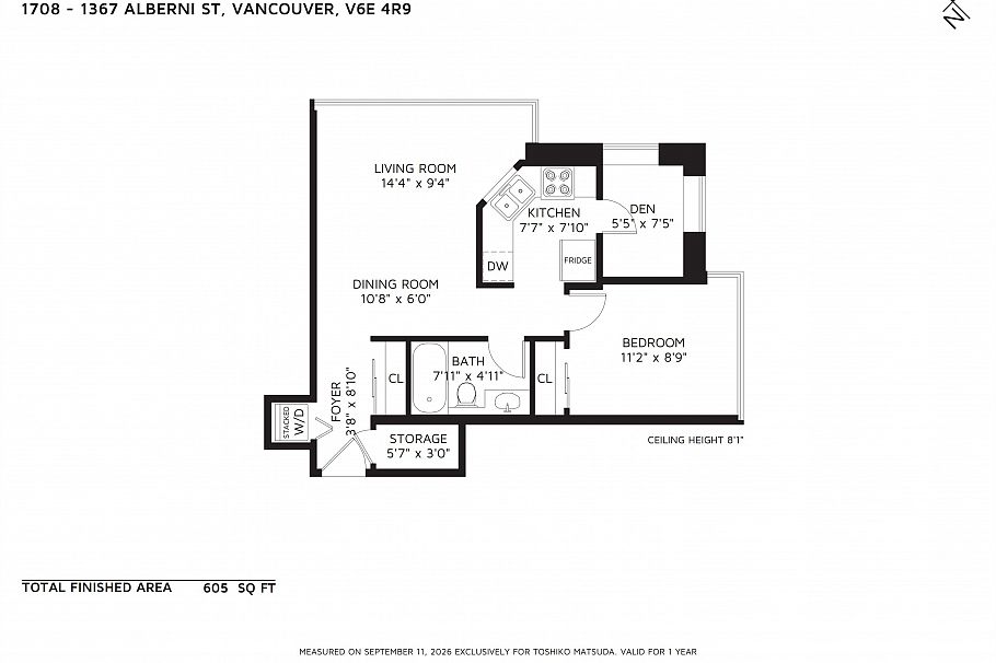 1708 1367 Alberni Street Vancouver, BC - 16