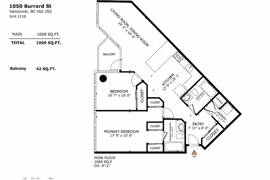 1110 1050 Burrard Street Vancouver, BC - 27