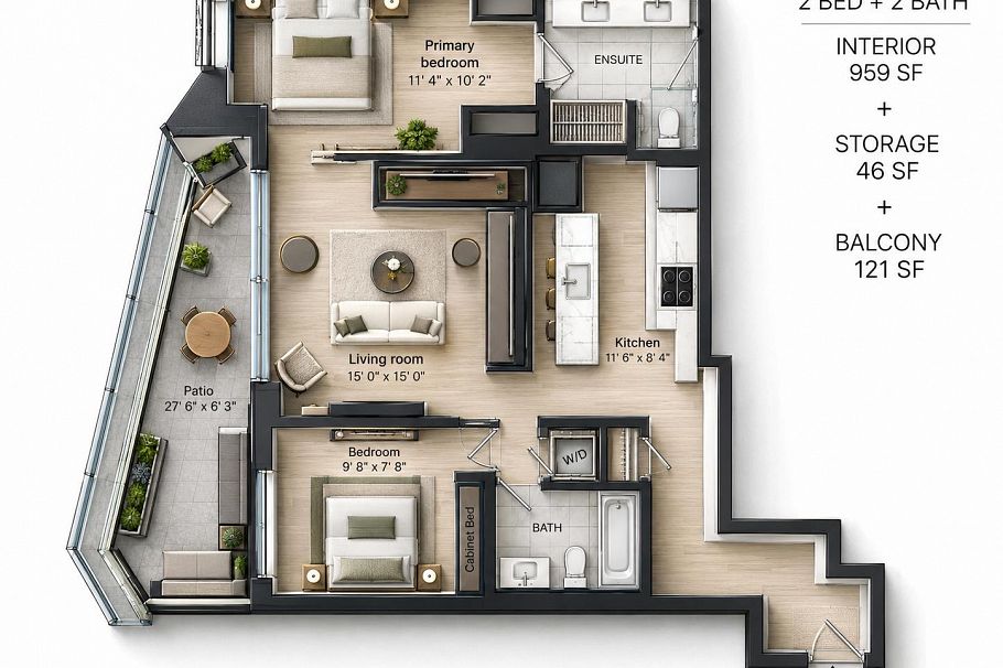 406 889 Pacific Street Vancouver, BC - 40