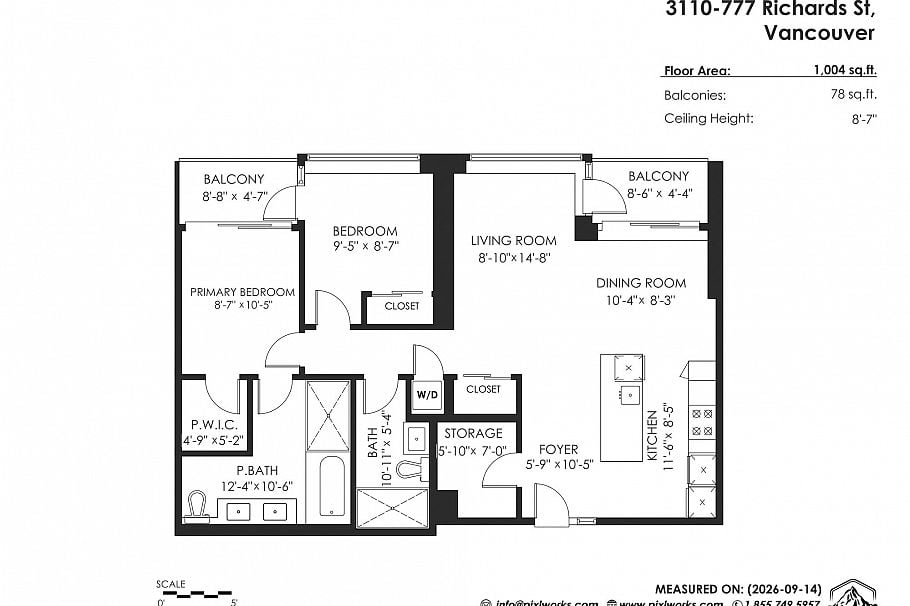 3110 777 Richards Street Vancouver, BC - 32
