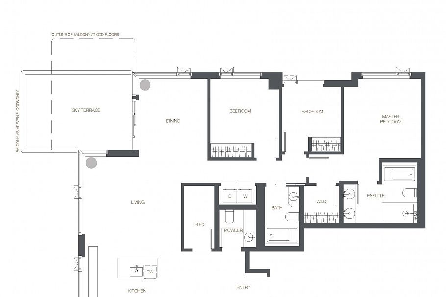 2402 1408 Robson Street Vancouver, BC - 8