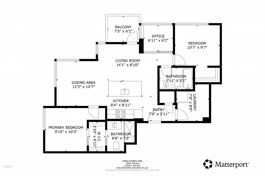 1601 1308 Hornby Street Vancouver, BC - 22