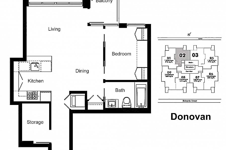 1002 1055 Richards Street Vancouver, BC - 26