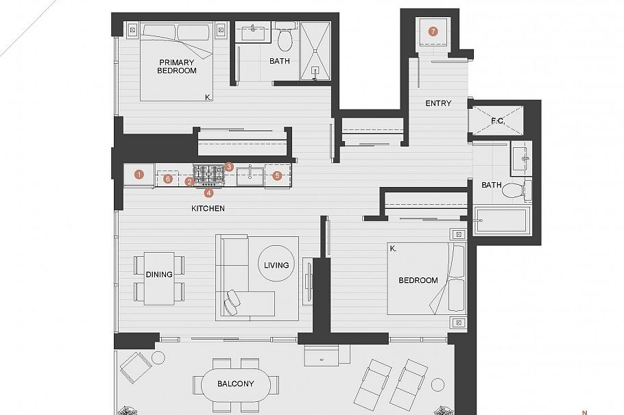 1103 688 W 57th Avenue Vancouver, BC - 5