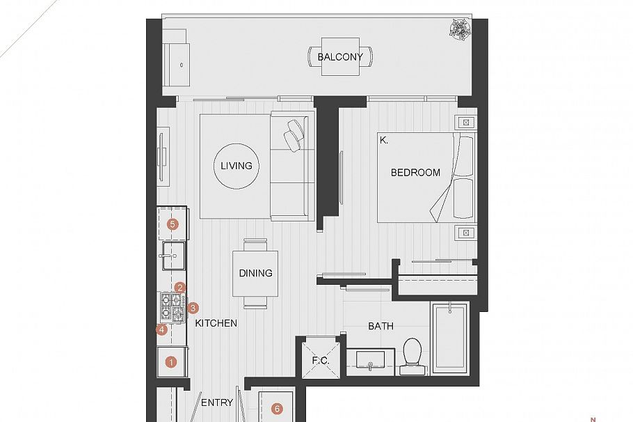 1107 688 W 57th Avenue Vancouver, BC - 4