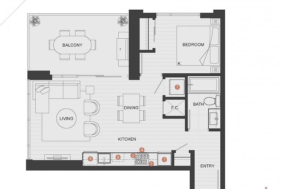 1306 688 W 57th Avenue Vancouver, BC - 7