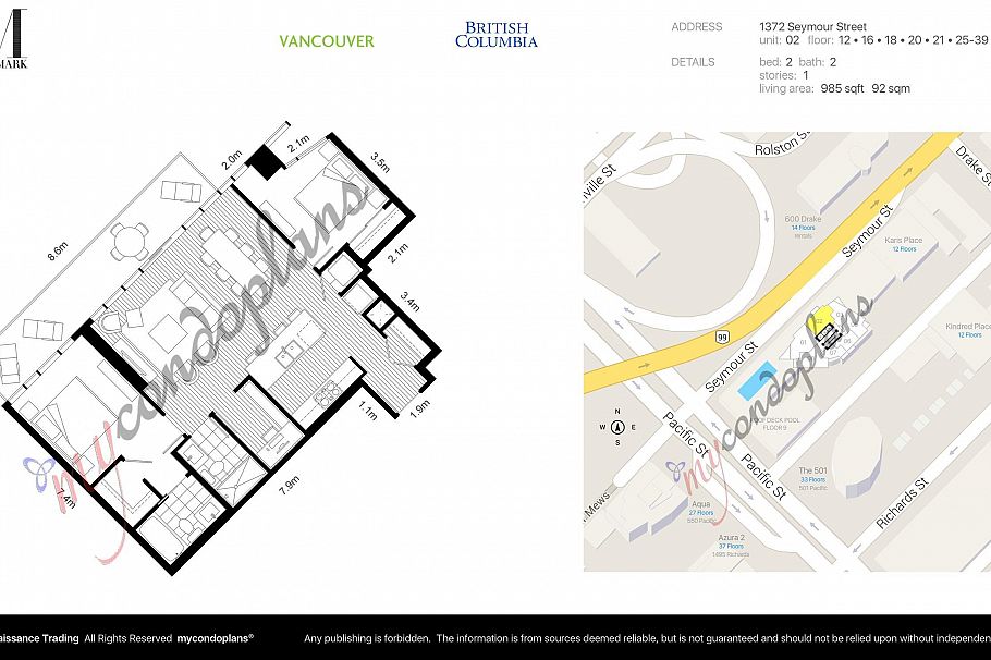 2602 1372 Seymour Street Vancouver, BC - 39