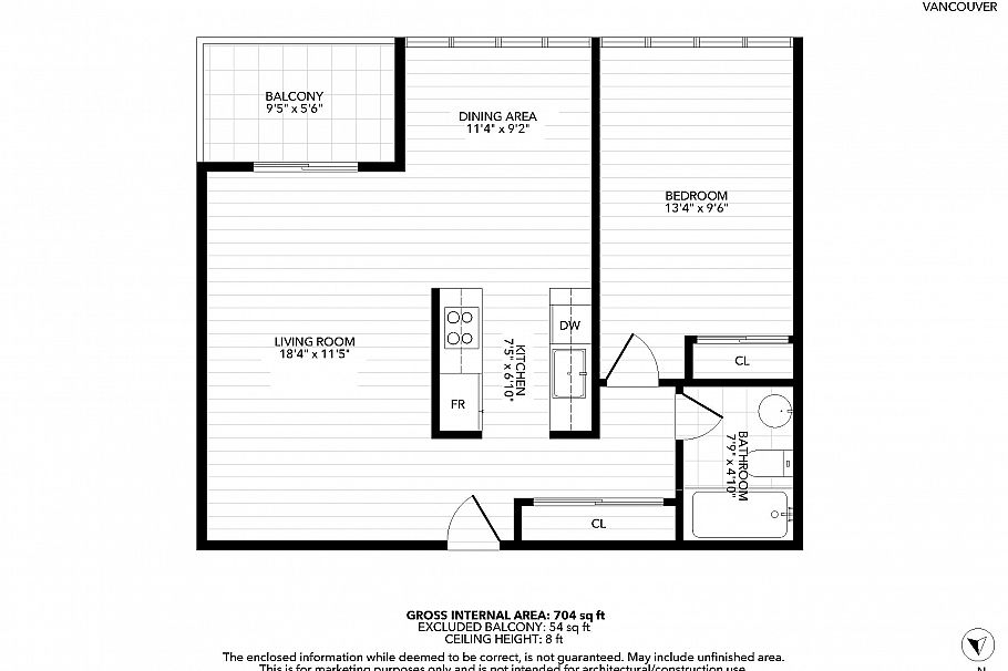 803 1270 Robson Street Vancouver, BC - 25