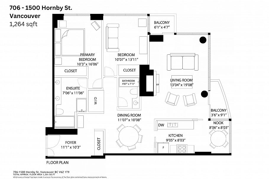 706 1500 Hornby Street Vancouver, BC - 19