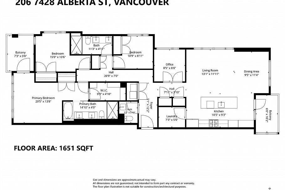 206 7428 Alberta Street Vancouver, BC - 40