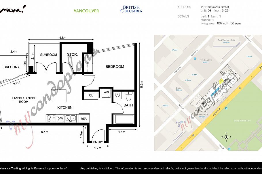 2508 1155 Seymour Street Vancouver, BC - 4
