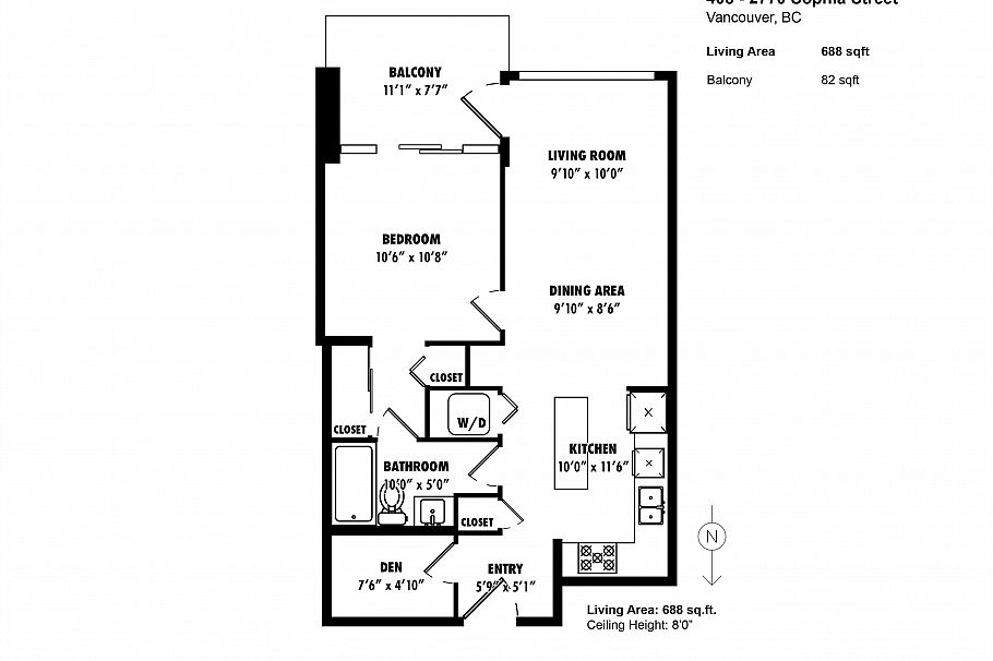 408 2770 Sophia Street Vancouver, BC - 18