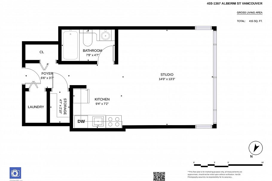 403 1367 Alberni Street Vancouver, BC - 20