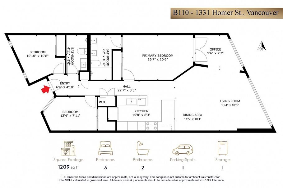 B110 1331 Homer Street Vancouver, BC - 39