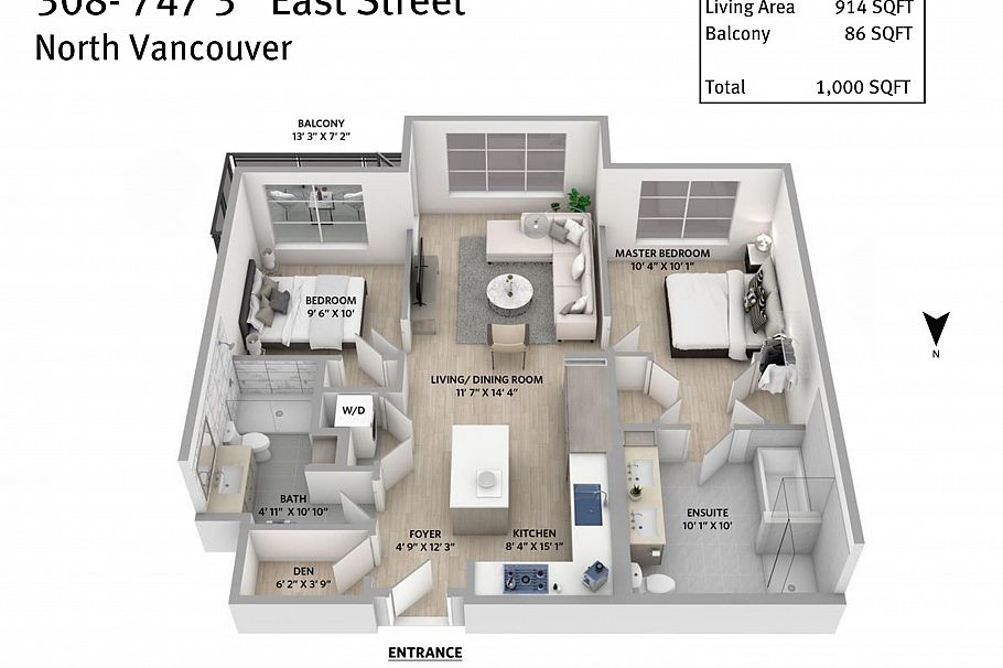 308 747 E 3rd Street North Vancouver, BC - 28
