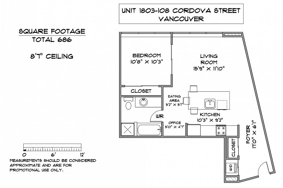 1803 108 W Cordova Street Vancouver, BC - 30