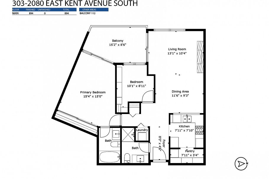 303 2080 E Kent Avenue South Vancouver, BC - 40