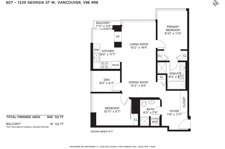 607 1239 W Georgia Street Vancouver, BC - 33