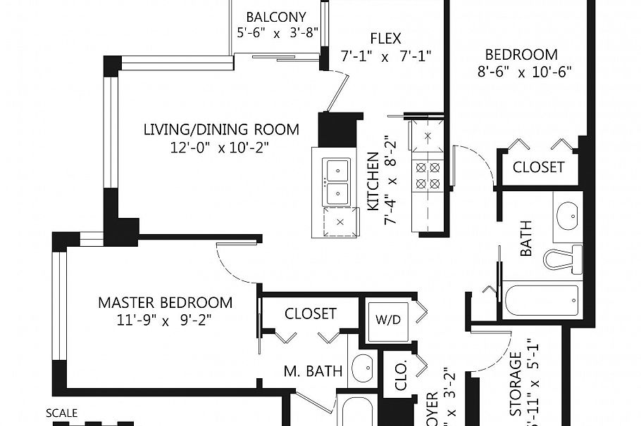 1201 480 Robson Street Vancouver, BC - 23