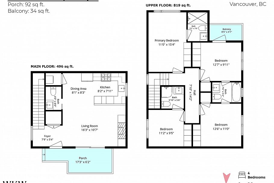 2712 Kitchener Street Vancouver, BC - 24