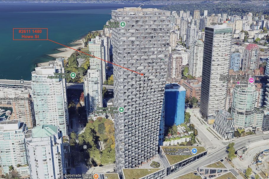 2611 1480 Howe Street Vancouver, BC - 3