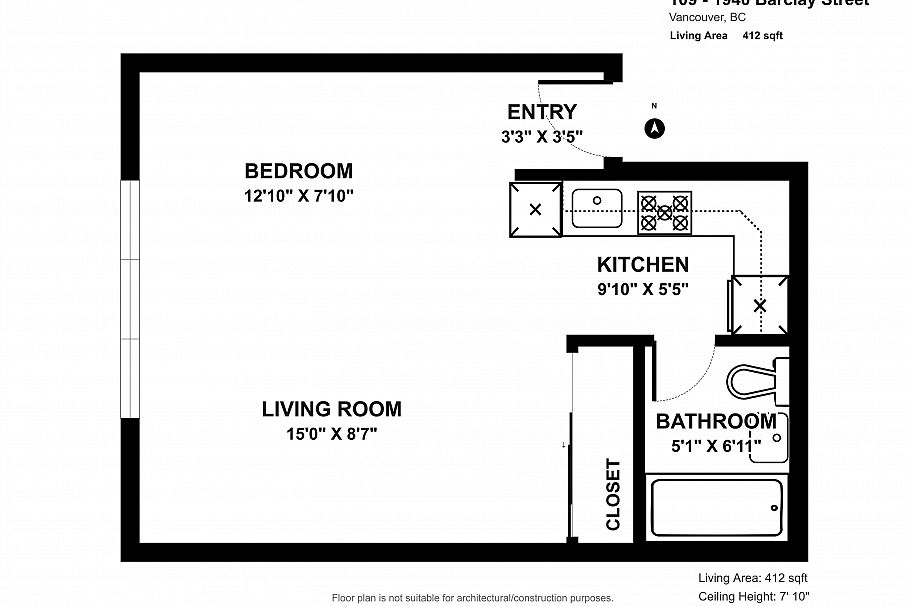 109 1940 Barclay Street Vancouver, BC - 23